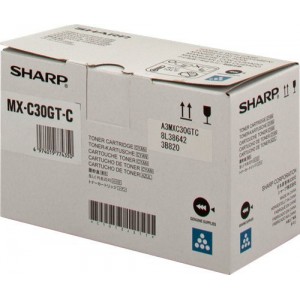 Toner cyjan Sharp MX-C30GTC