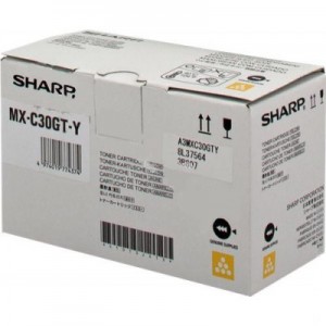 Toner yellow Sharp MX-C30GTY